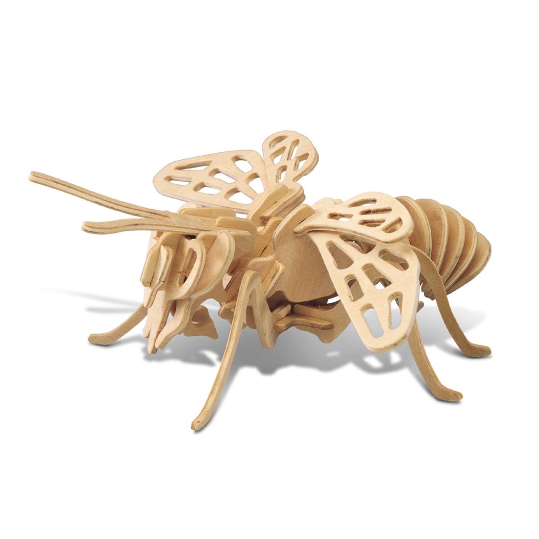 assembled Honeybee 3D Wooden Puzzle