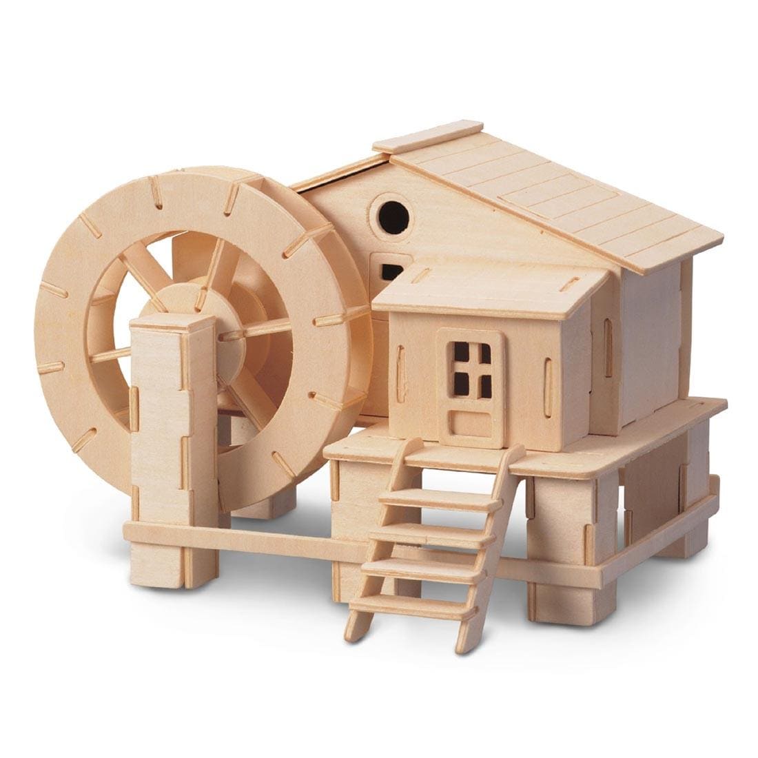 assembled Water Mill 3D Wooden Puzzle