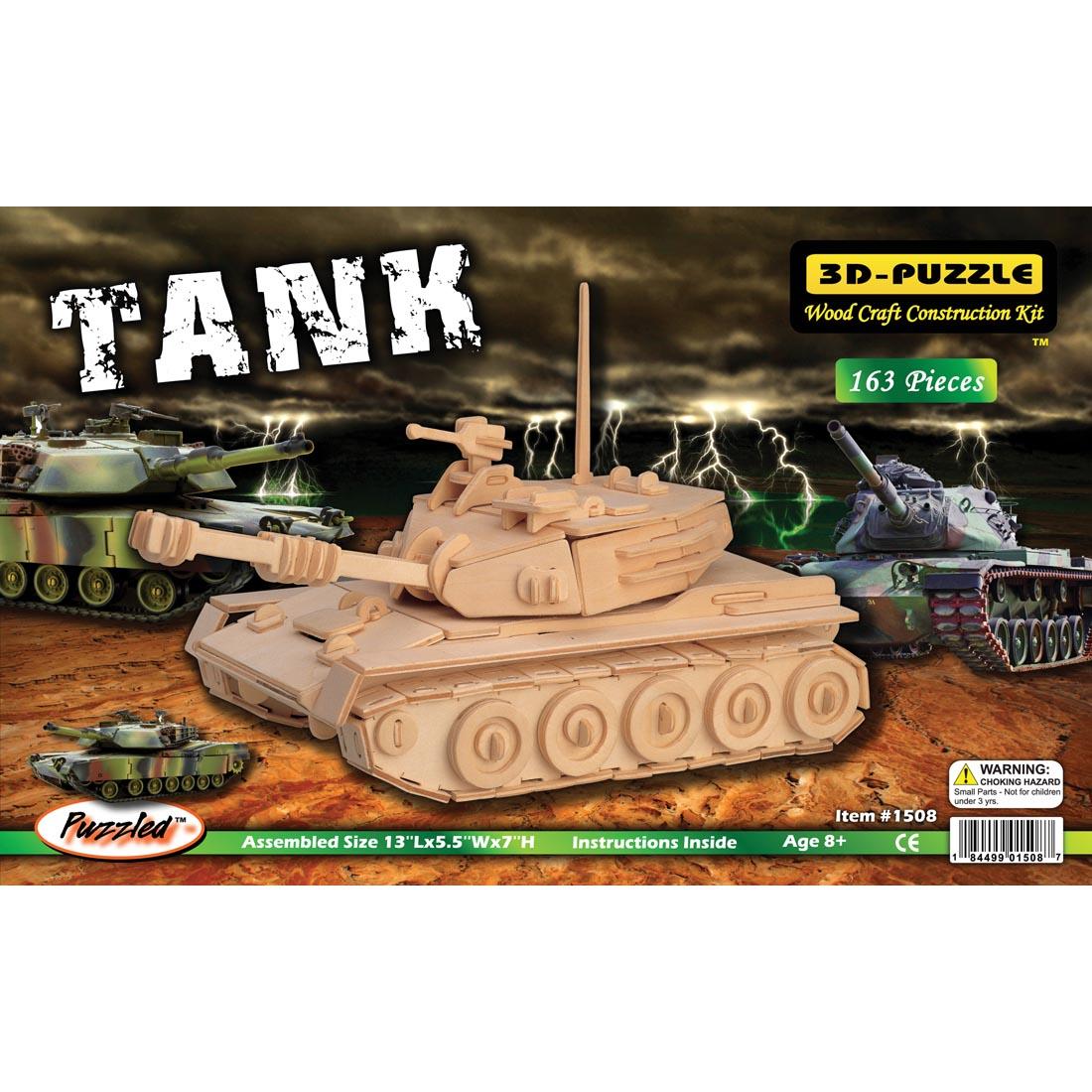 Tank 3D Wooden Puzzle