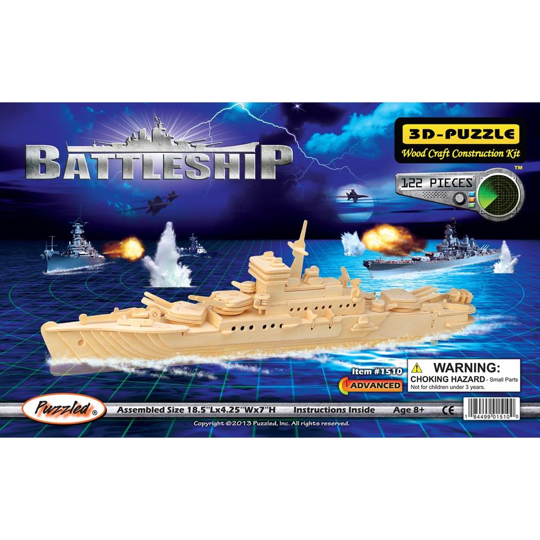 Battleship 3D Wooden Puzzle