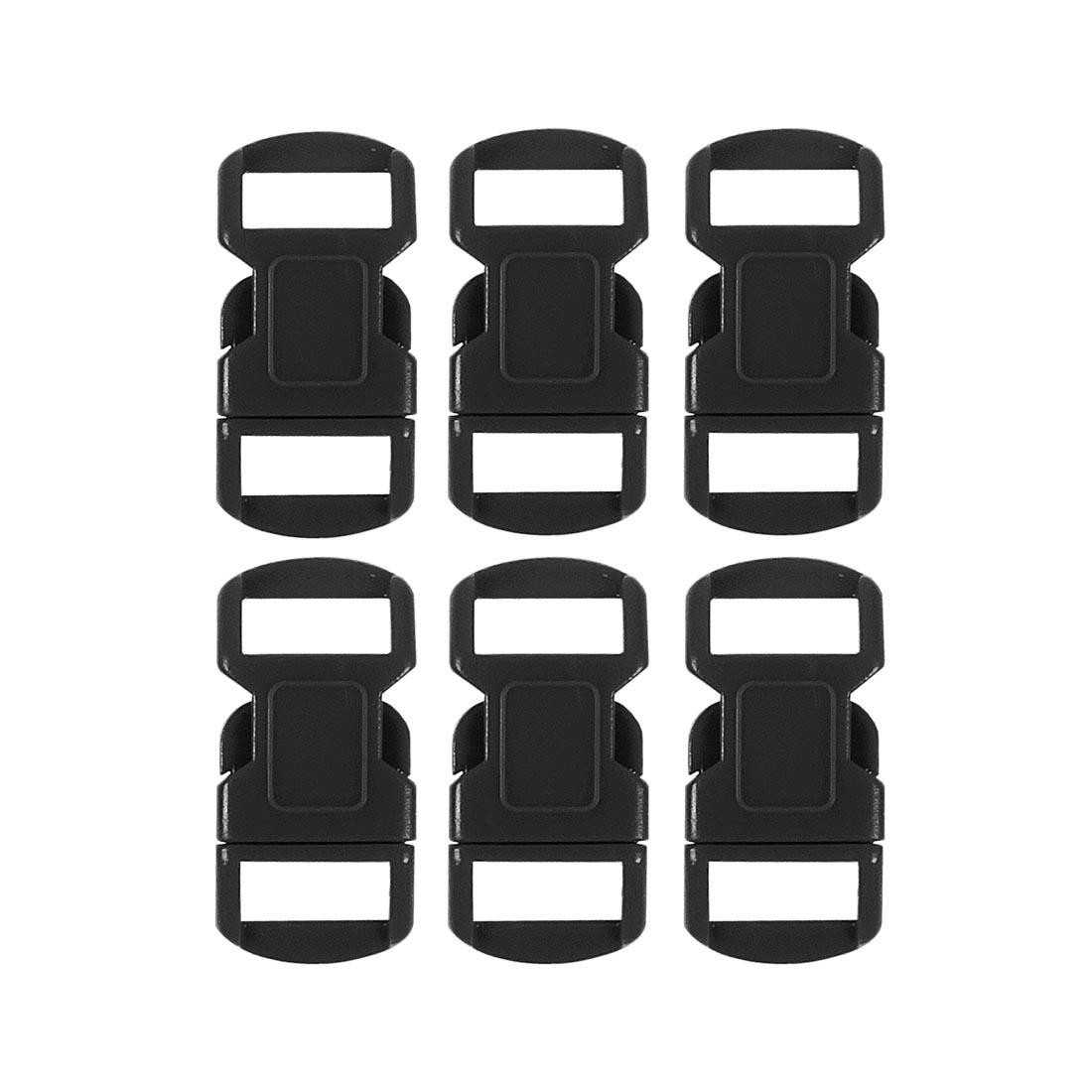 Black Parachute Cord Buckles