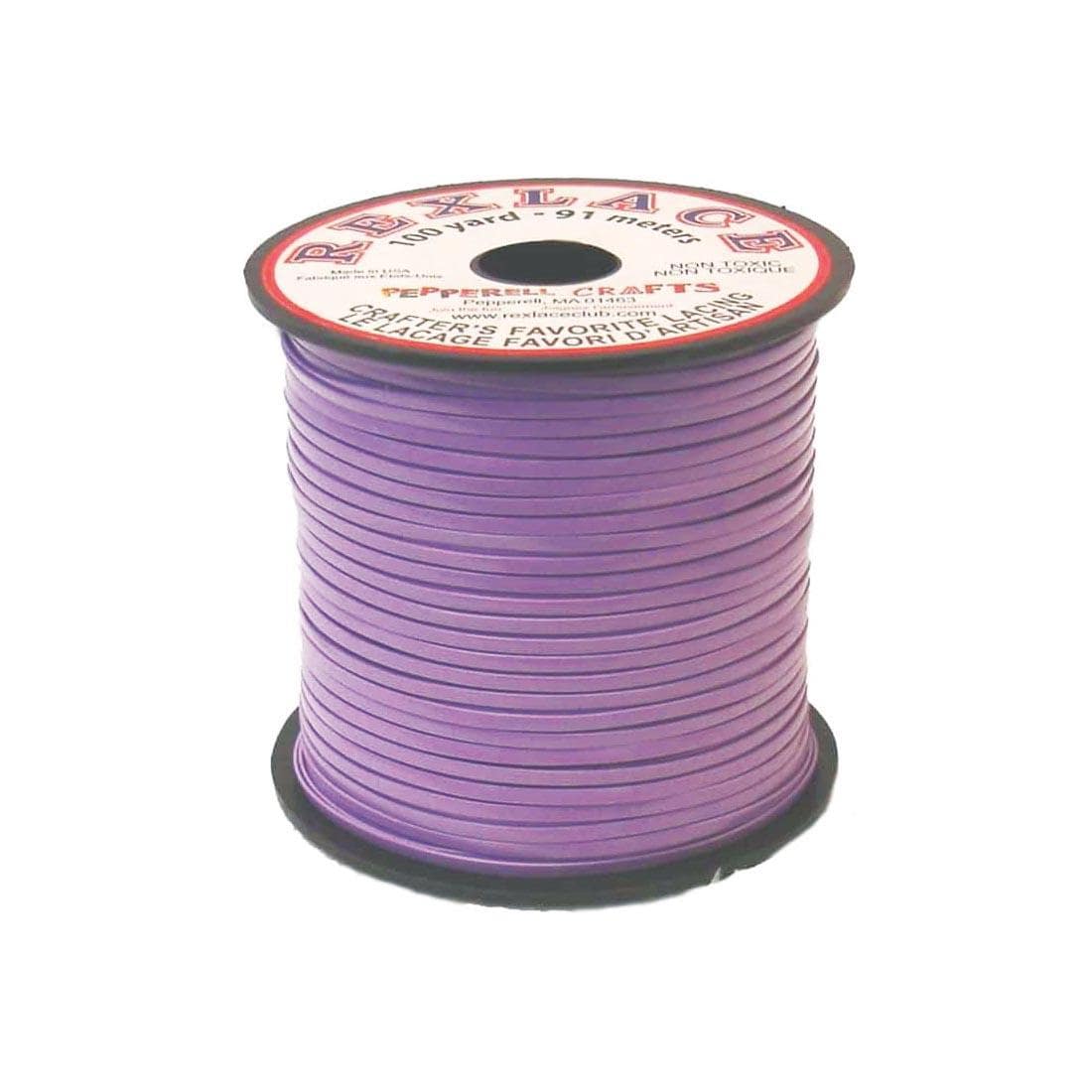 Lavender Rexlace Vinyl Craft Lacing