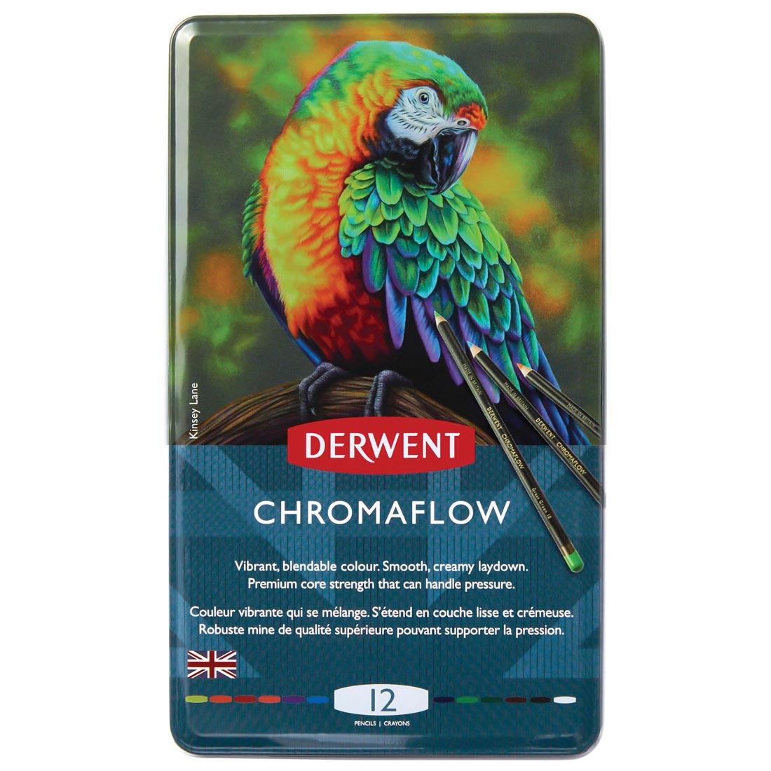 Derwent Chromaflow Pencils 12-Color Set