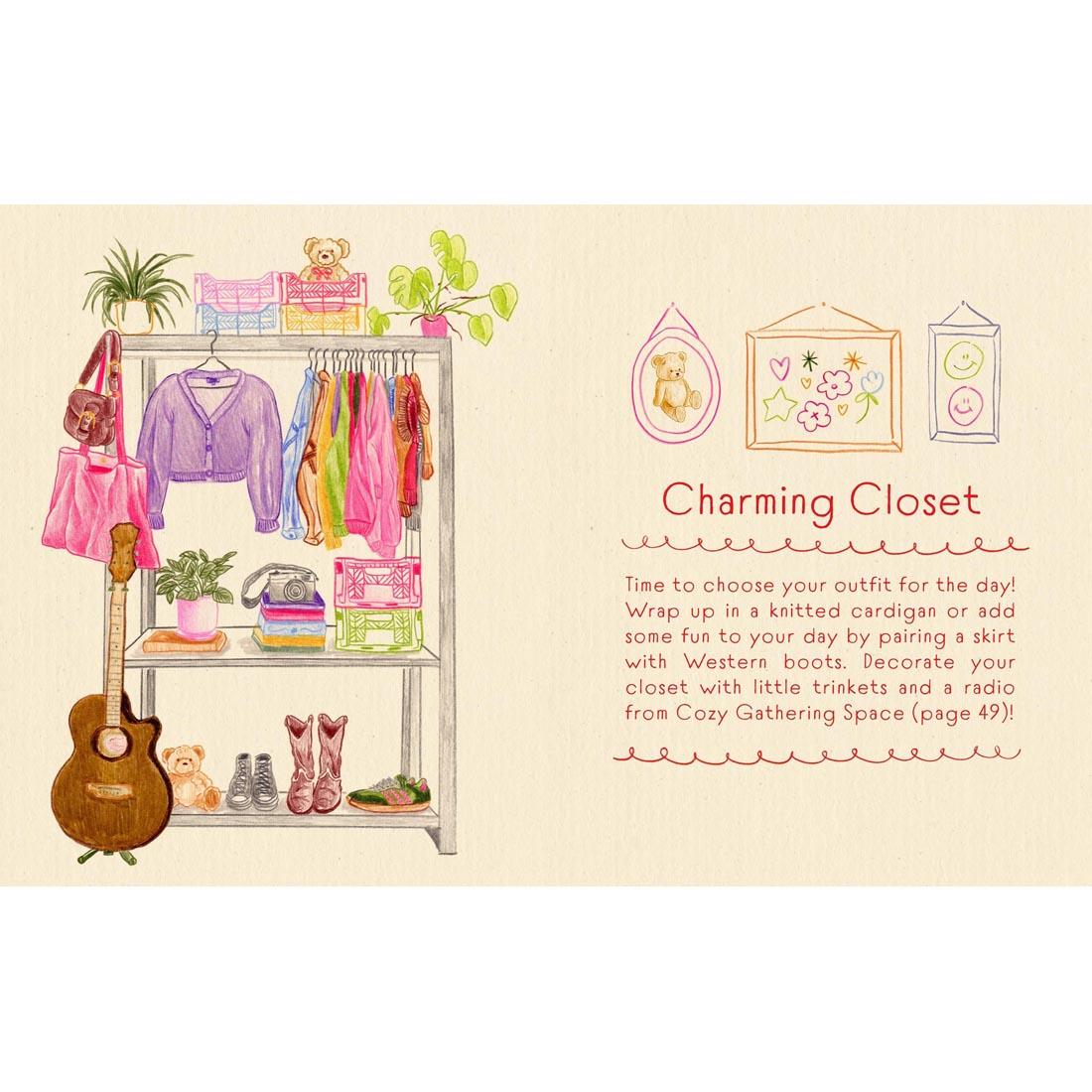 pages from Sweet Spaces: Learn To Doodle The Coziest Corners book