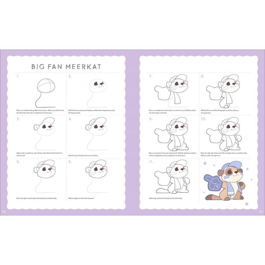 pages from Cute Chibi Cozy Animals: Learn How to Draw 65 Snuggly Friends book