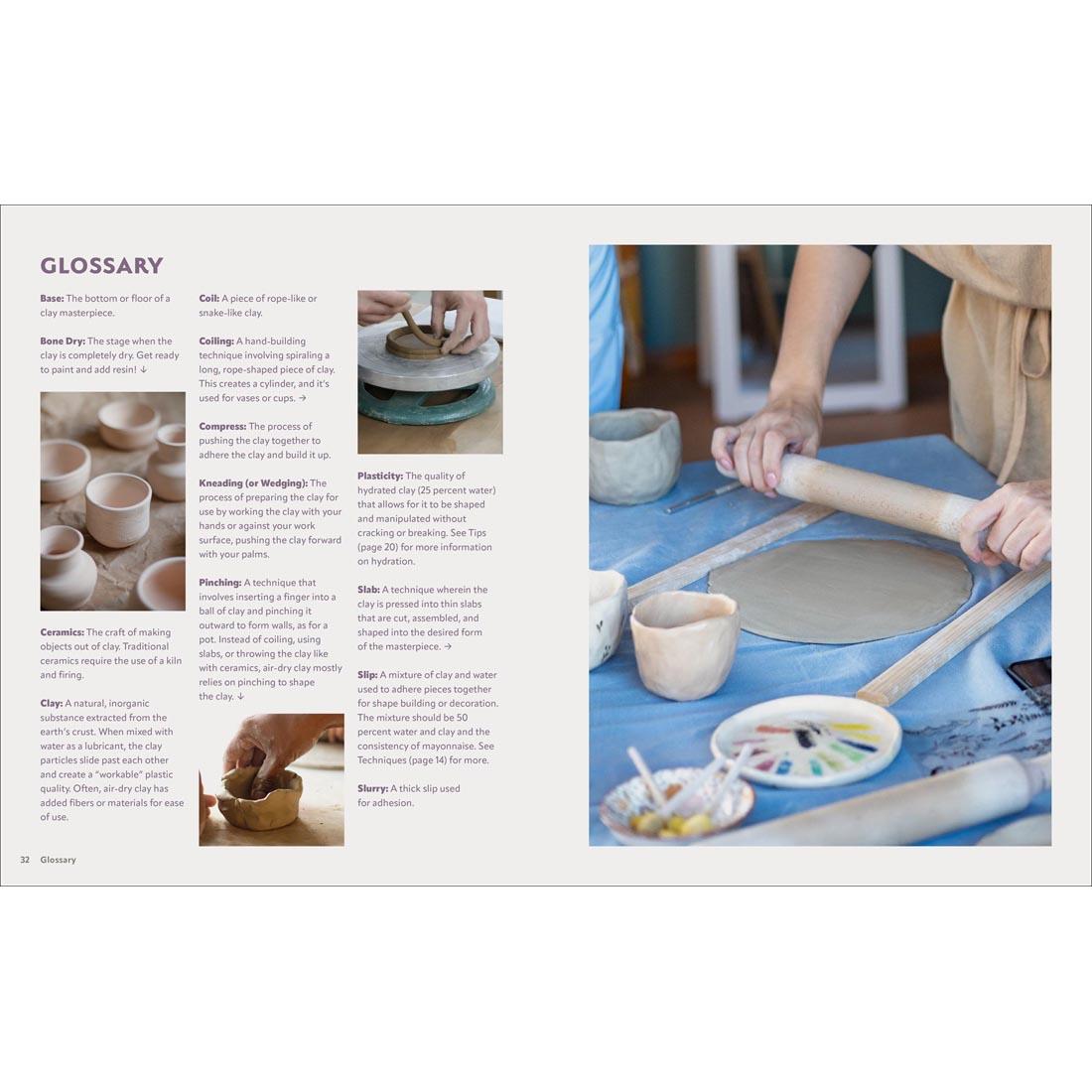 pages from Air-Dry Masterpieces: Over 50 Creative Projects for Everyday Spaces book