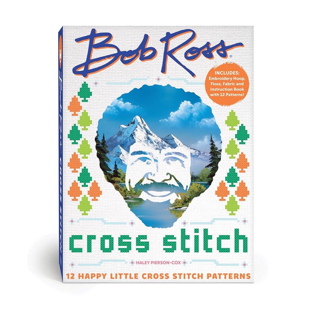 Bob Ross Cross Stitch Kit package
