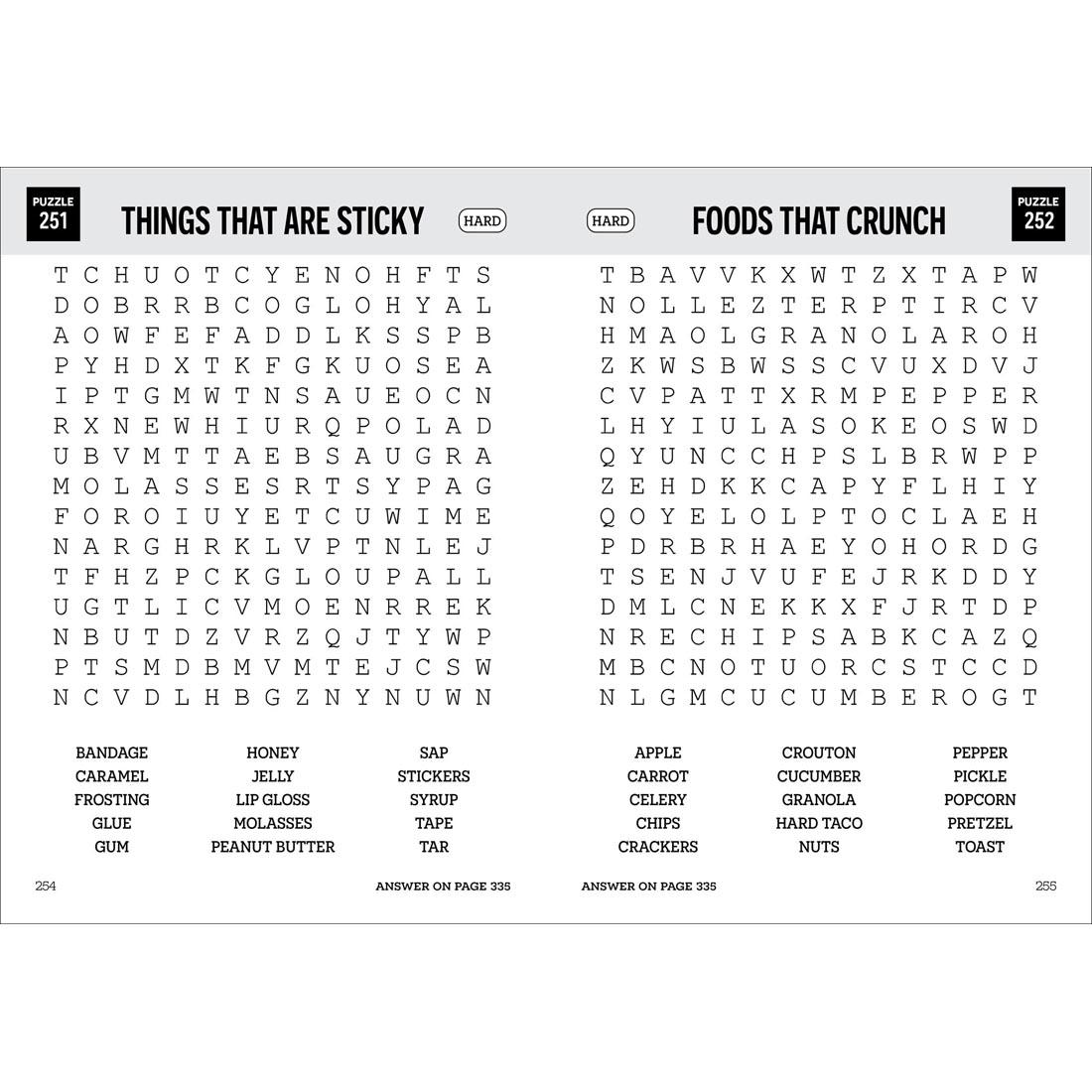 pages from Large Print Word Search: Easy-To-Read Puzzles book