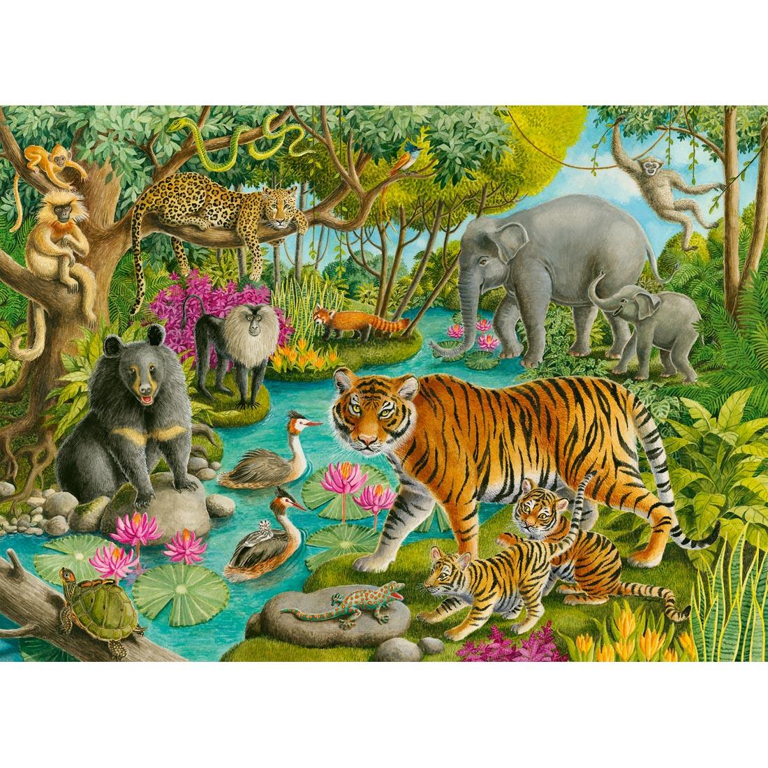 Animals Of India 60-Piece Puzzle by Ravensburger