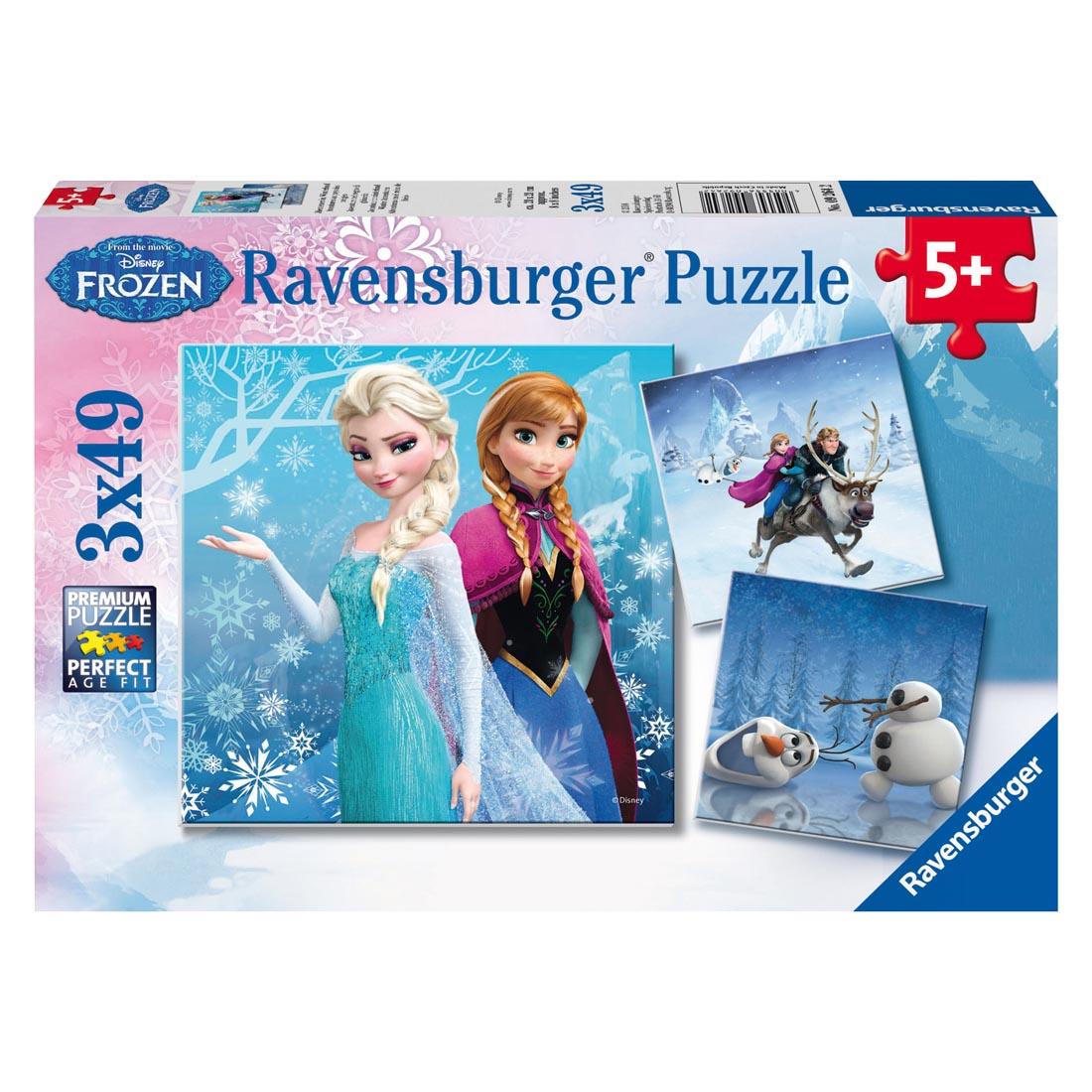 Frozen Winter Adventures 49-Piece Puzzles by Ravensburger