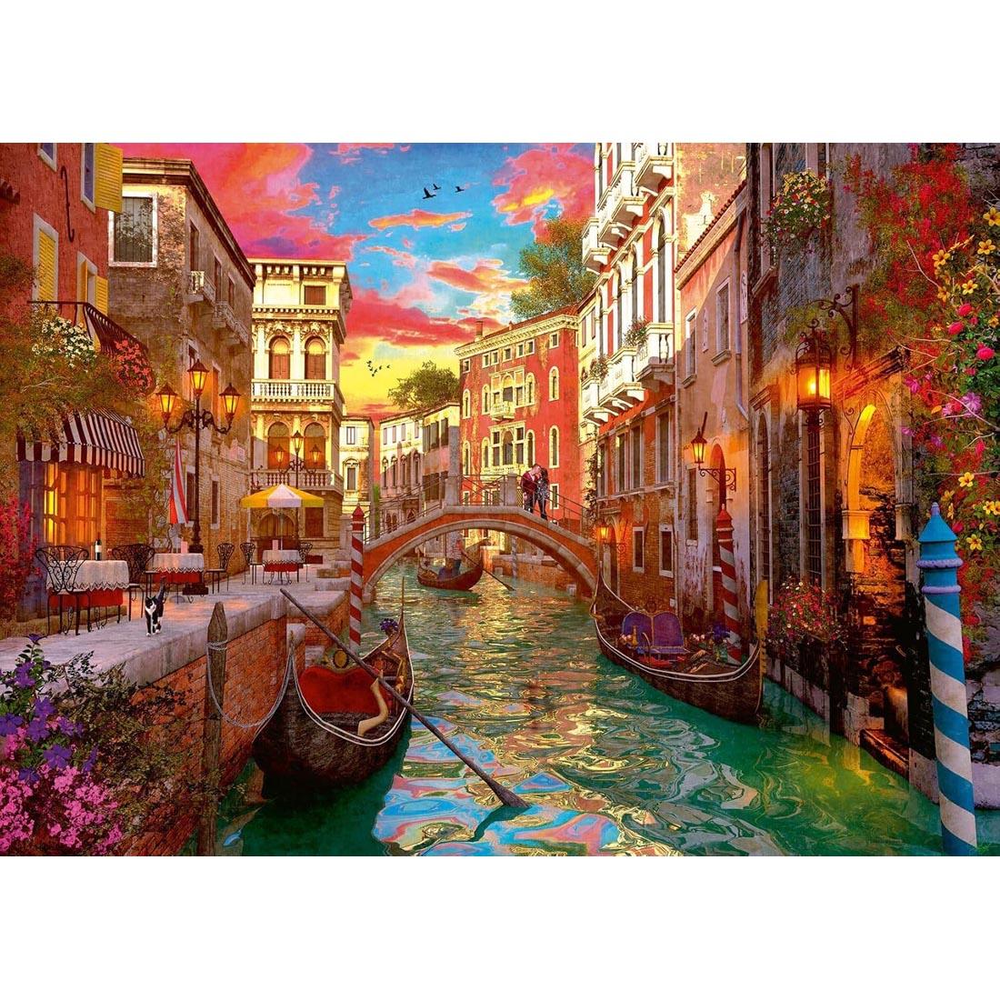 scene of Venice Romance 1000-Piece Puzzle By Ravensburger