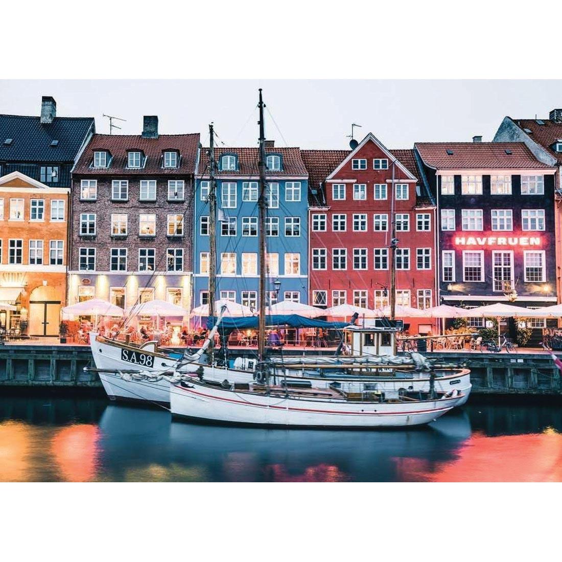scene of Scandinavian Places: Copenhagen, Denmark 1000-Piece Puzzle By Ravensburger