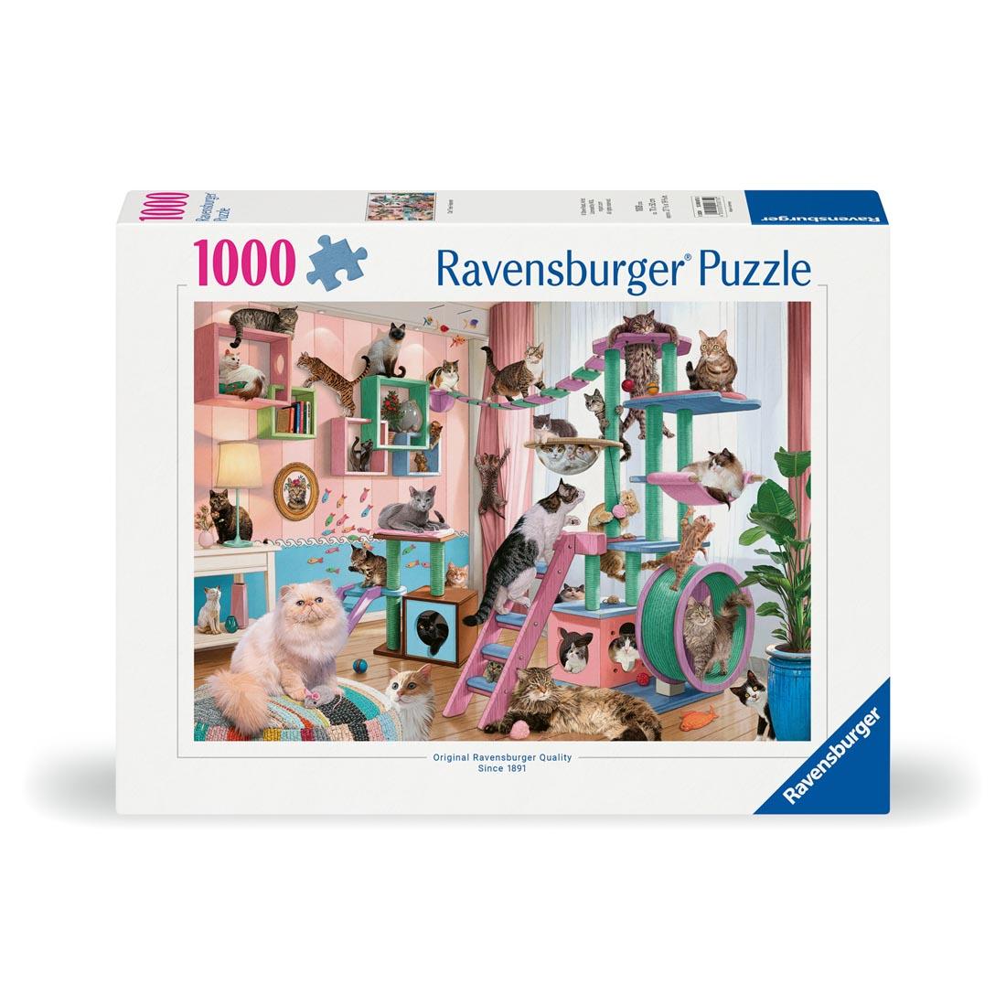 Cat Tree Heaven 1000-Piece Puzzle By Ravensburger