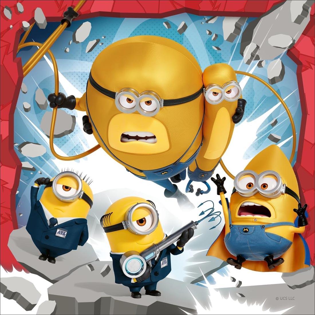 artwork for one of the Despicable Me 4 49-Piece Puzzles By Ravensburger