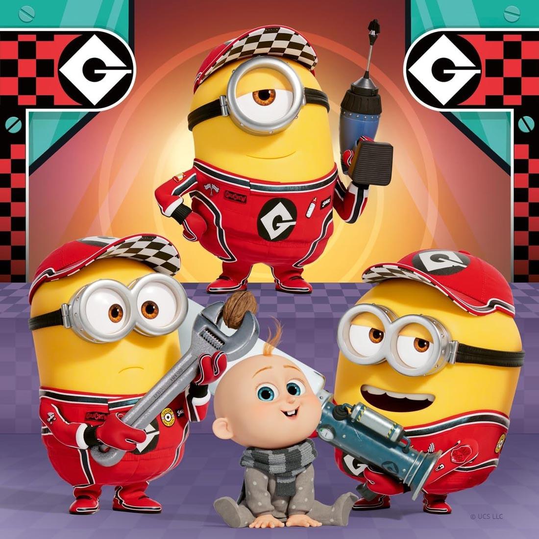 artwork for one of the Despicable Me 4 49-Piece Puzzles By Ravensburger