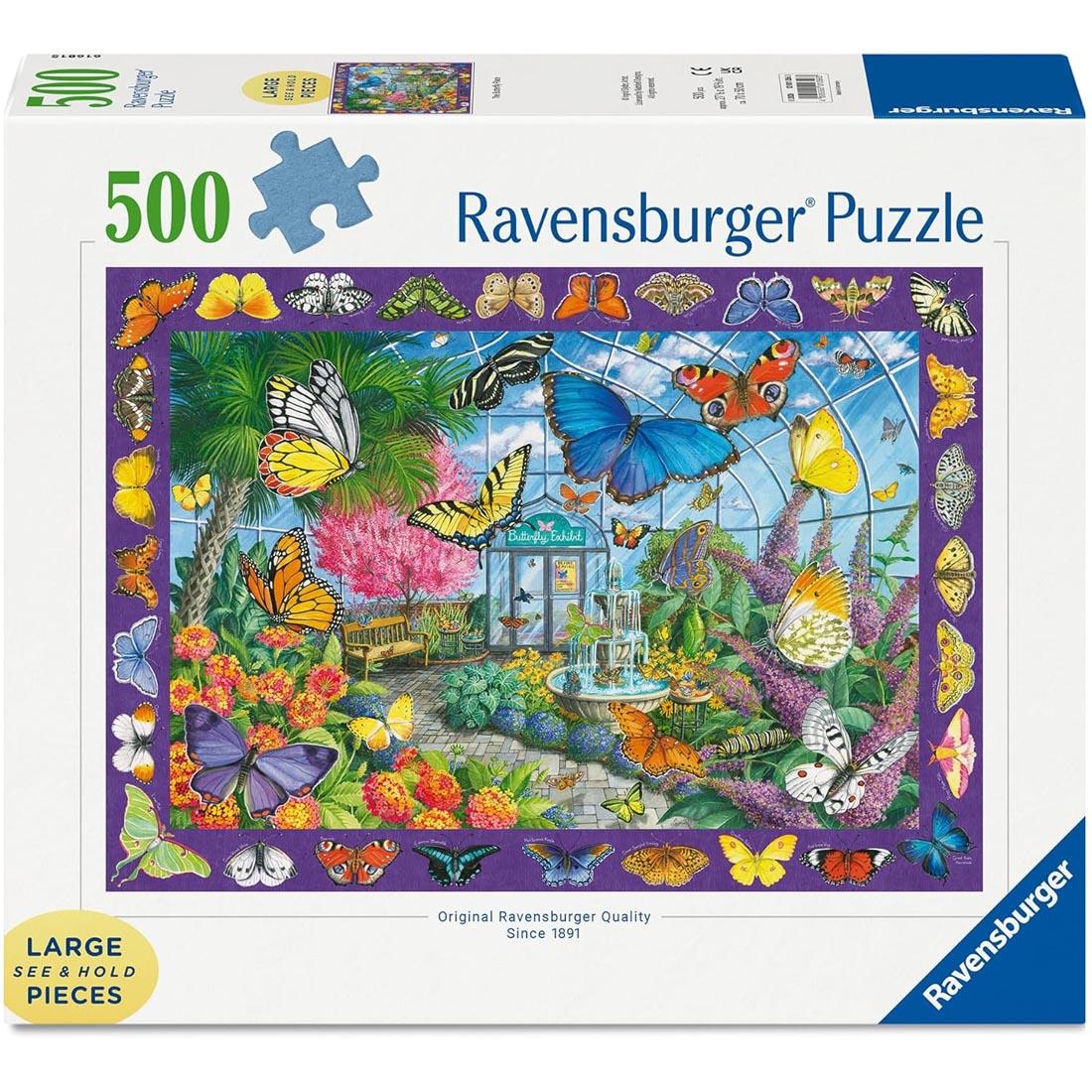 Butterfly Place Large Format 500-Piece Puzzle By Ravensburger
