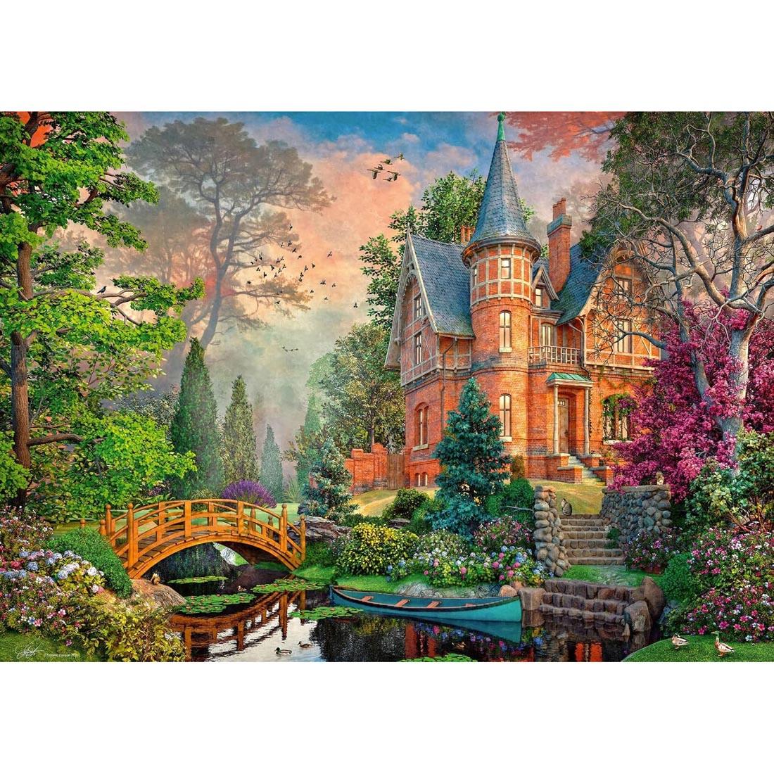 artwork for Terracotta Mansion 1000-Piece Puzzle By Ravensburger