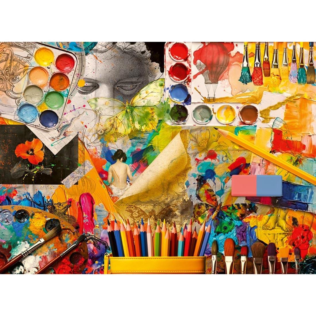 artwork for Art Studio 500-Piece Puzzle By Ravensburger