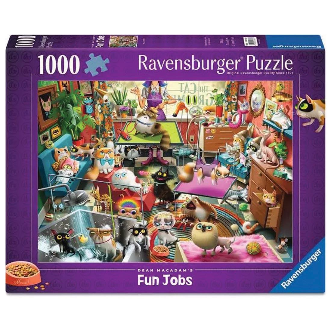The Cat Groomer 1000-Piece Puzzle By Ravensburger