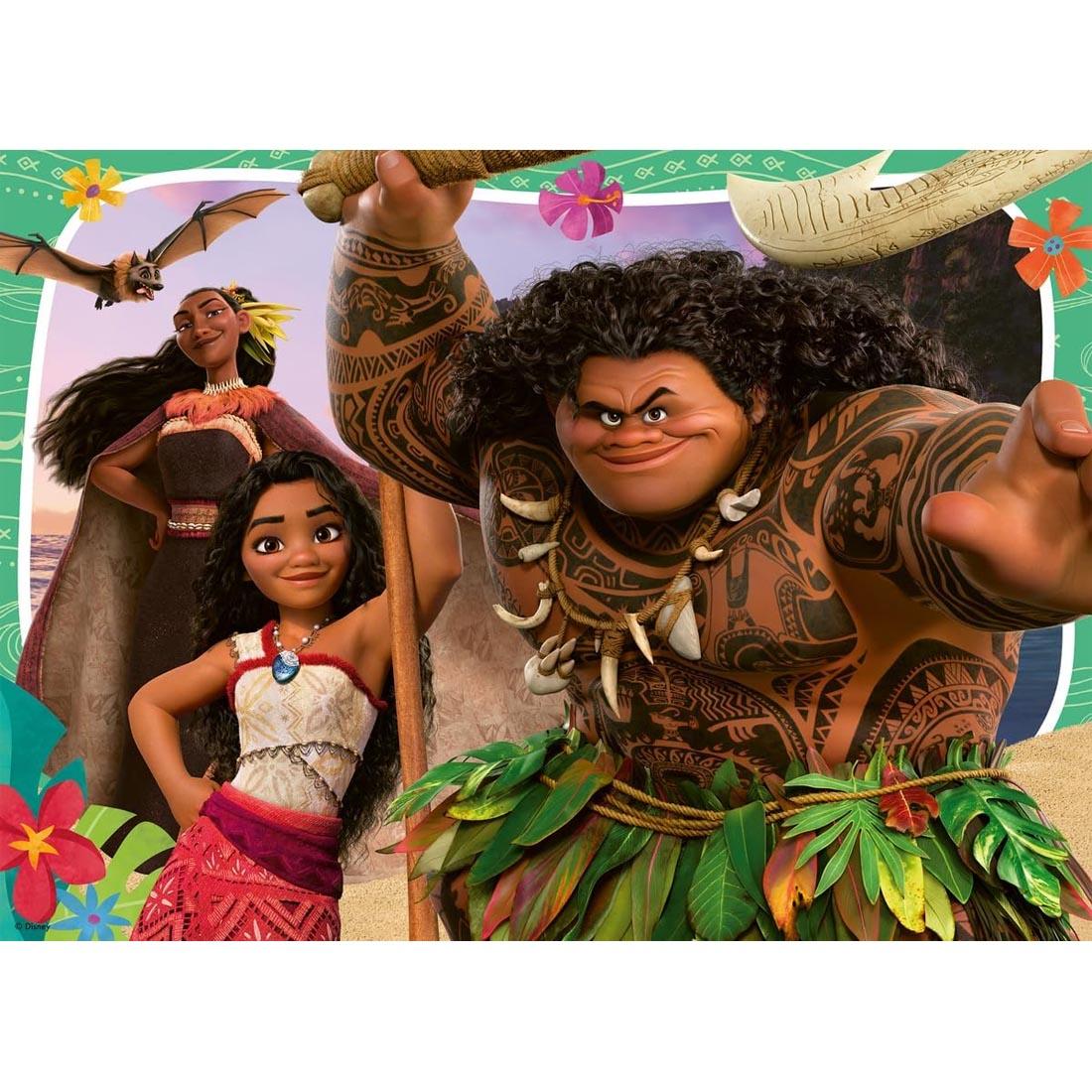 scene of one of the Disney's Moana 2 100-Piece Puzzles By Ravensburger
