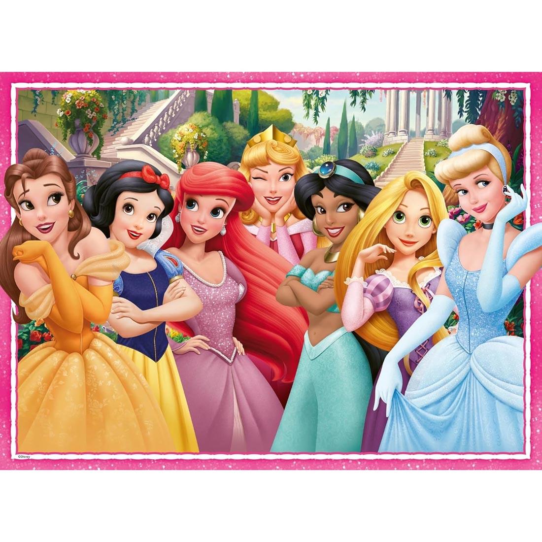 scene from Life's A Fairytale Disney Princess 100-Piece Puzzle By Ravensburger