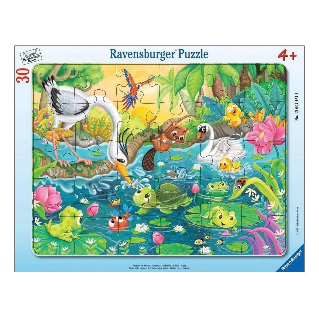 Summer At The Pond 30-Piece Frame Puzzle By Ravensburger
