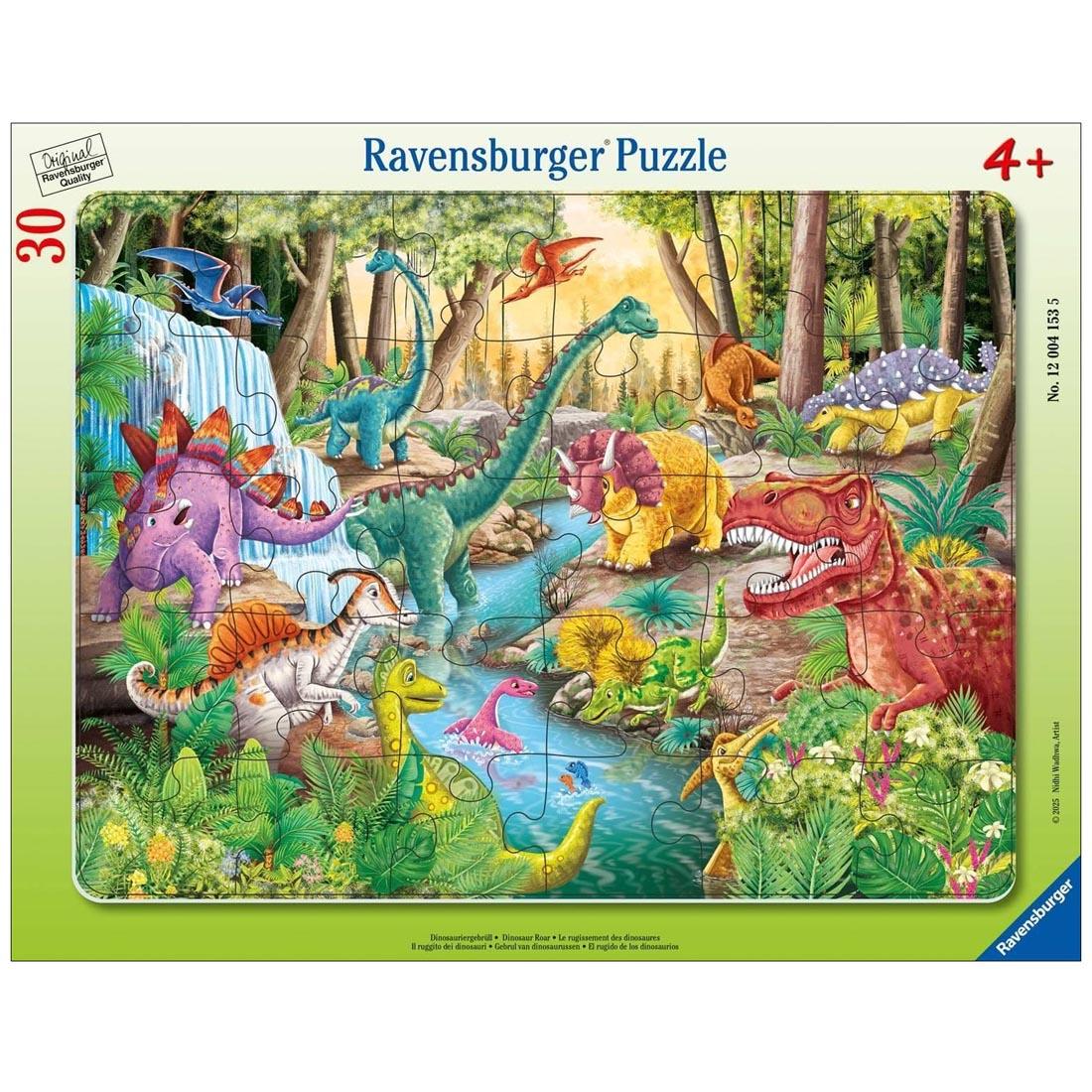 Dinosaur Roar 30-Piece Frame Puzzle By Ravensburger