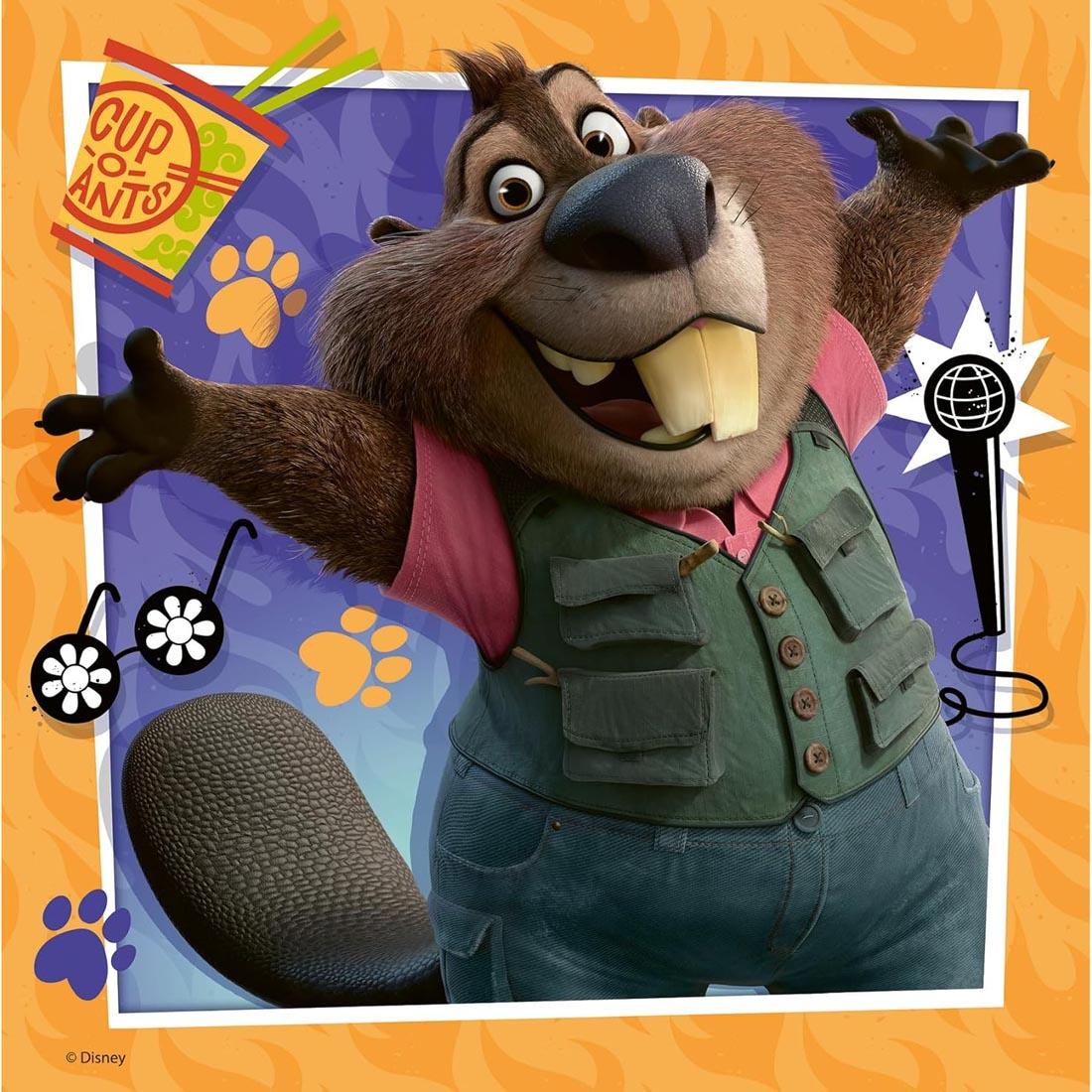 artwork for one of the Zootopia 2 49-Piece Puzzles By Ravensburger
