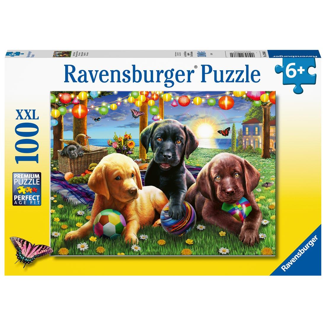Puppy Picnic 100-Piece Puzzle by Ravensburger