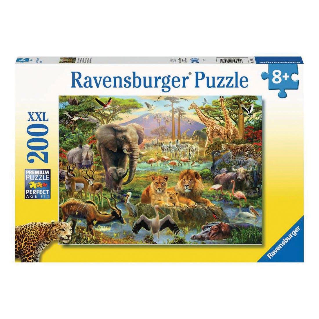 Animals of The Savannah 200-Piece Puzzle By Ravensburger