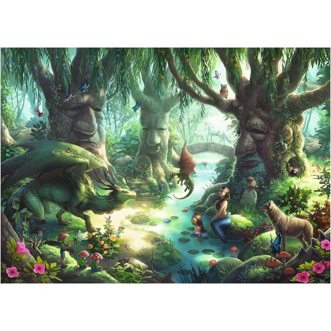 scene of the Whispering Woods 368-Piece Escape Kids Puzzle By Ravensburger