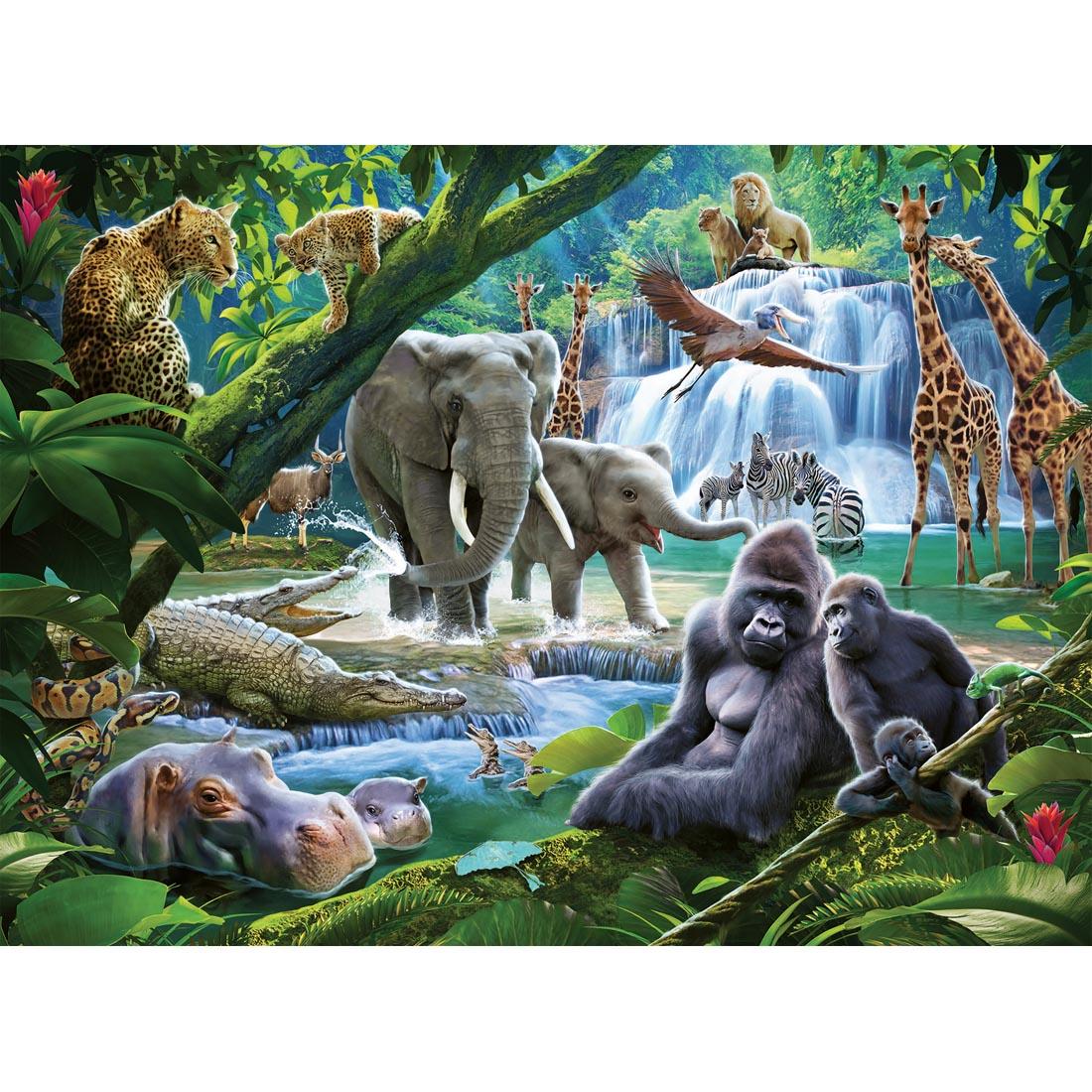 Jungle Animals 100-Piece Puzzle by Ravensburger