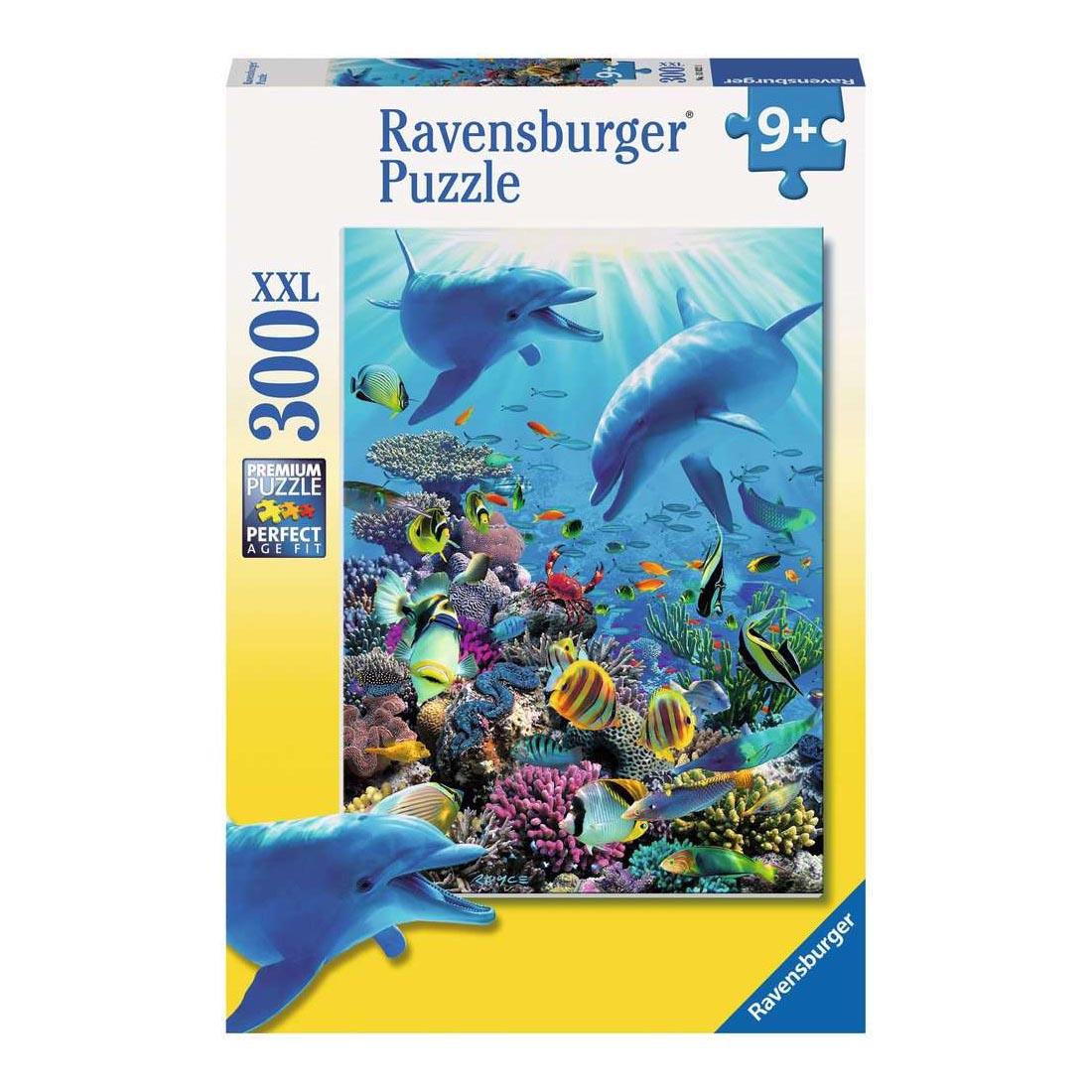 box for the Underwater Adventure 300-Piece Puzzle By Ravensburger