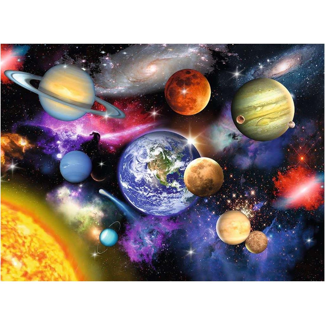 scene of the Solar System 300-Piece Puzzle By Ravensburger