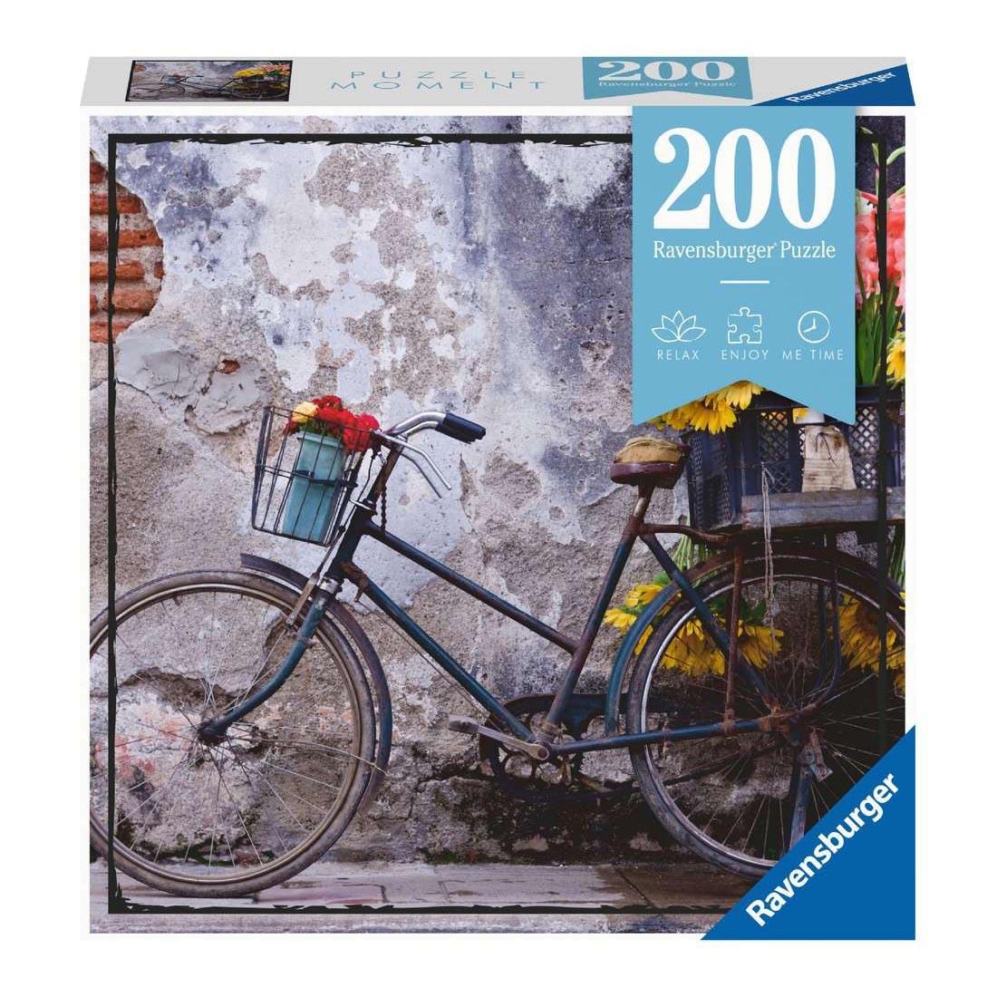 box for the Puzzle Moments: Bicycle 200-Piece Puzzle By Ravensburger