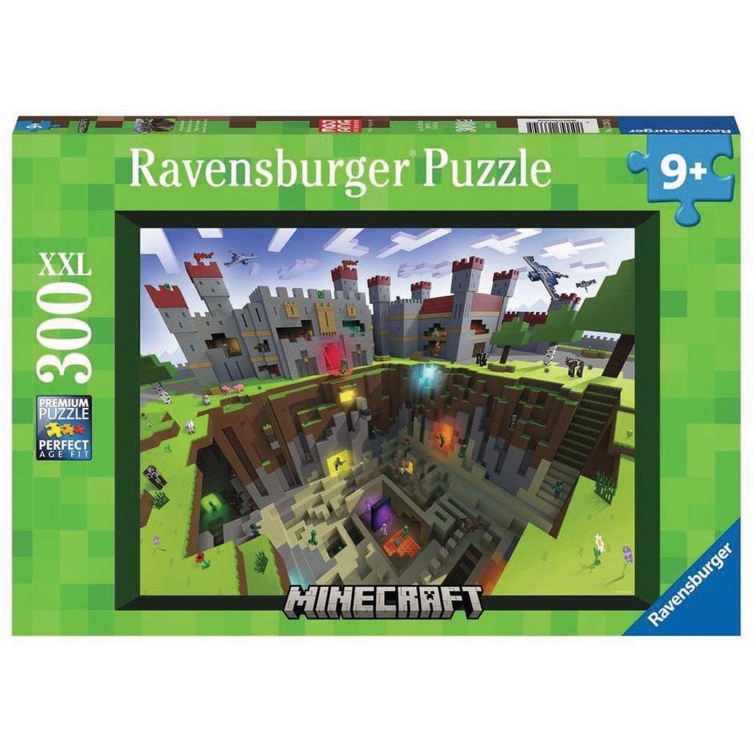 box of Minecraft Cutaway 300-Piece Puzzle By Ravensburger