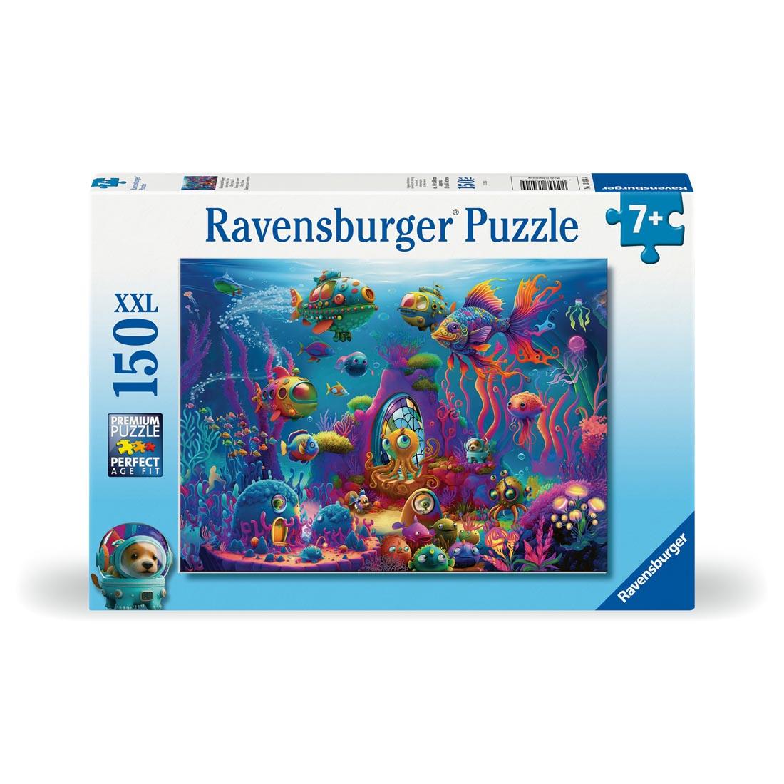 box for Alien Ocean 150-Piece Puzzle By Ravensburger