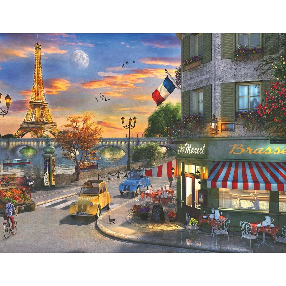 Paris Sunset 2000-Piece Puzzle By Ravensburger