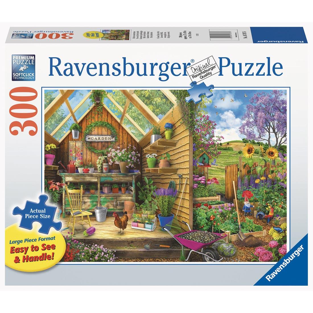 Gardener's Getaway Large Format 300-Piece Puzzle By Ravensburger