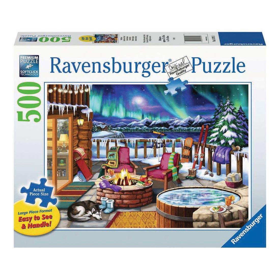 Northern Lights Large Format 500-Piece Puzzle By Ravensburger