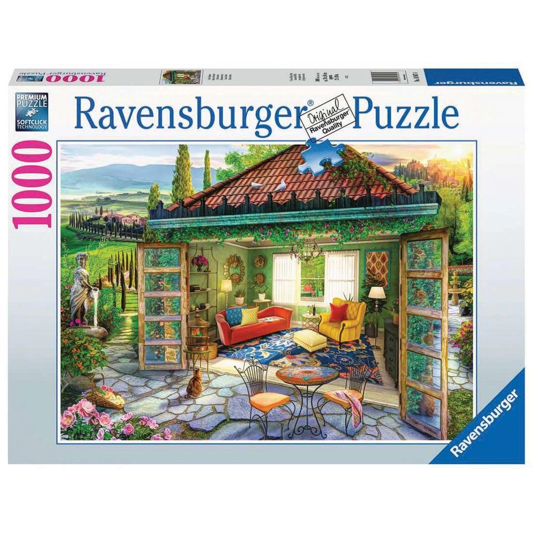 Box for Tuscan Oasis 1000-Piece Puzzle By Ravensburger