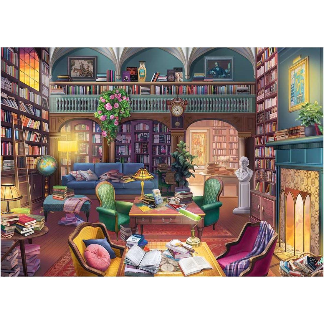 Dream Library Large Format Puzzle United Art & Education