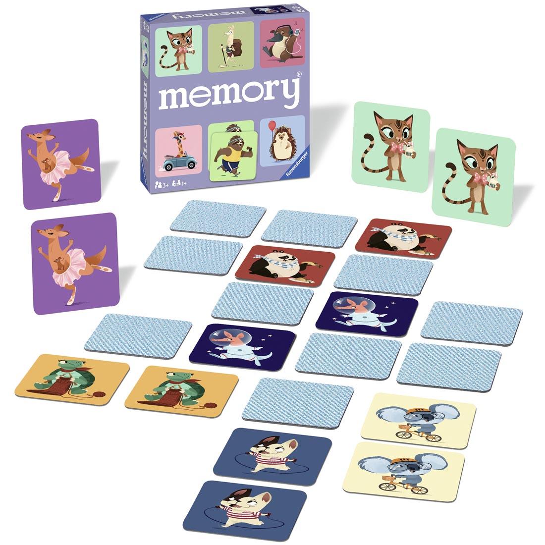 Wild World of Animals Memory Game