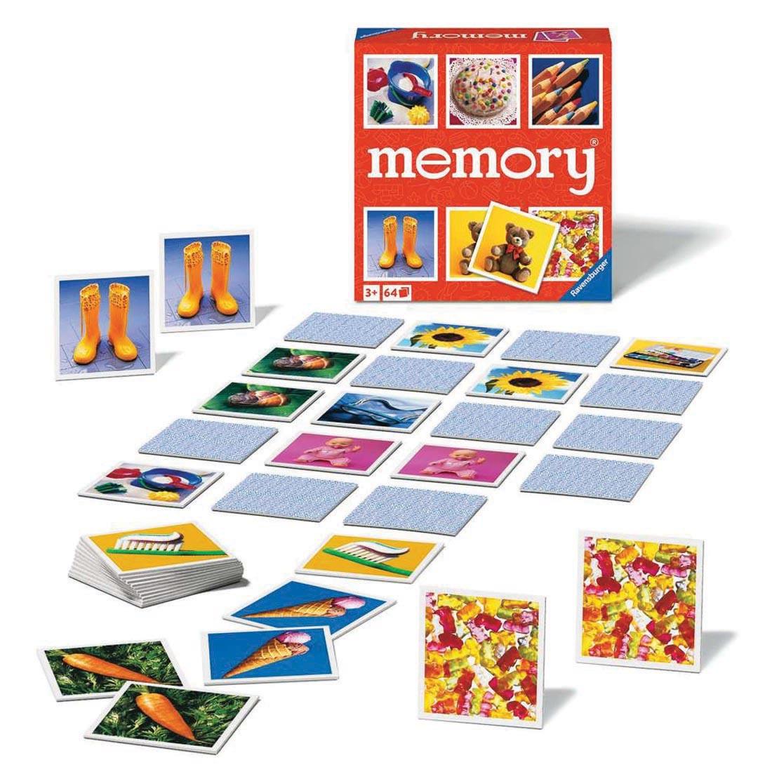 box and contents of Junior Memory Game