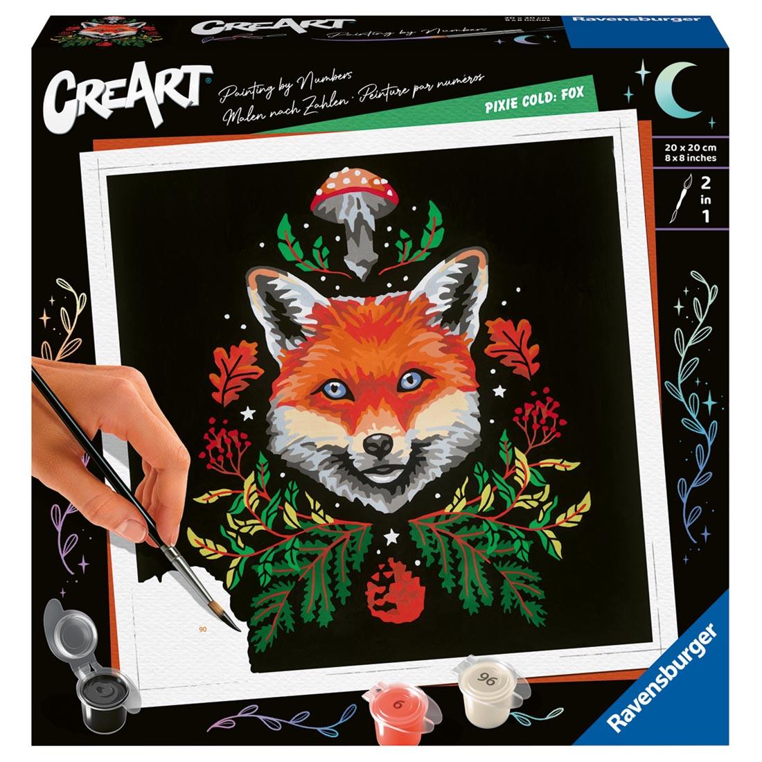 Pixie Cold: Fox Adult Paint By Number Set By Ravensburger