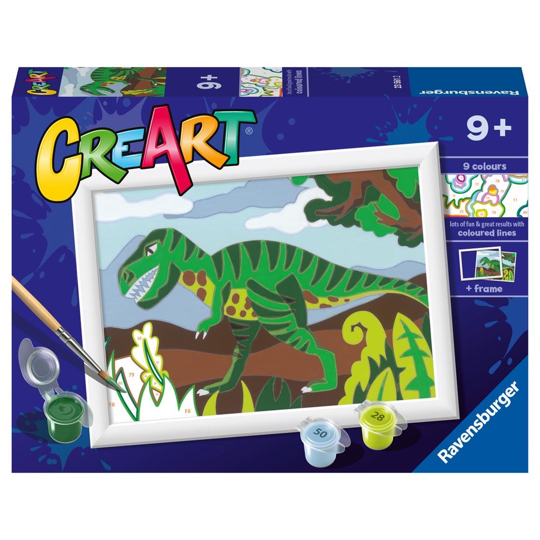 Roaming Dinosaur Kids Paint By Number Set By Ravensburger