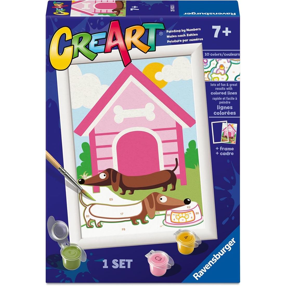 Dachshund Kids Paint By Number Set By Ravensburger