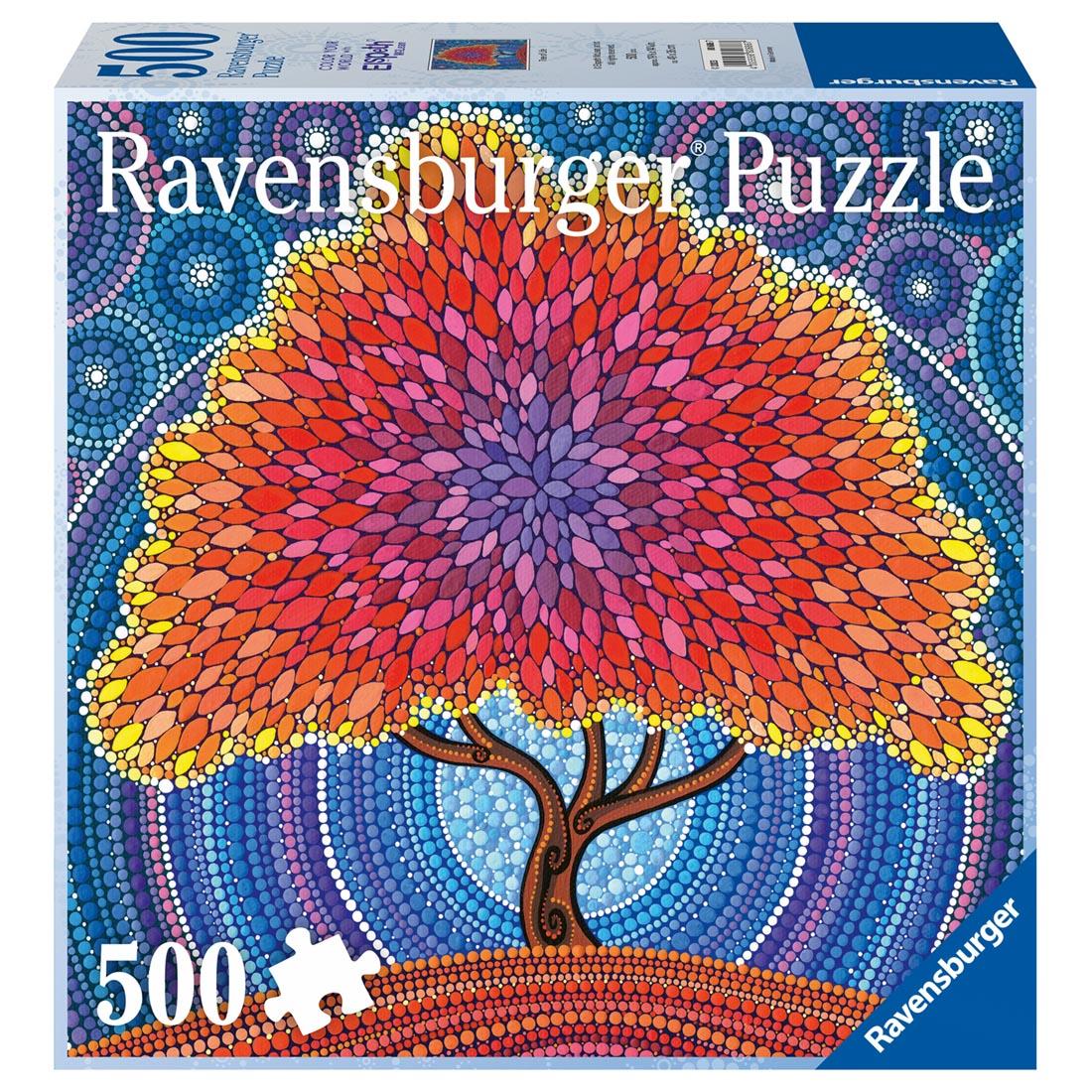 box for Color Your World Series Tree Of Life 500-Piece Puzzle By Ravensburger