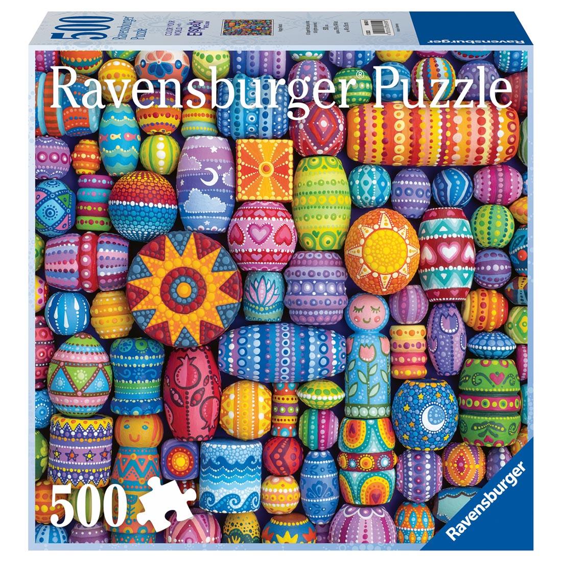 box for Color Your World Series Happy Beads 500-Piece Puzzle By Ravensburger