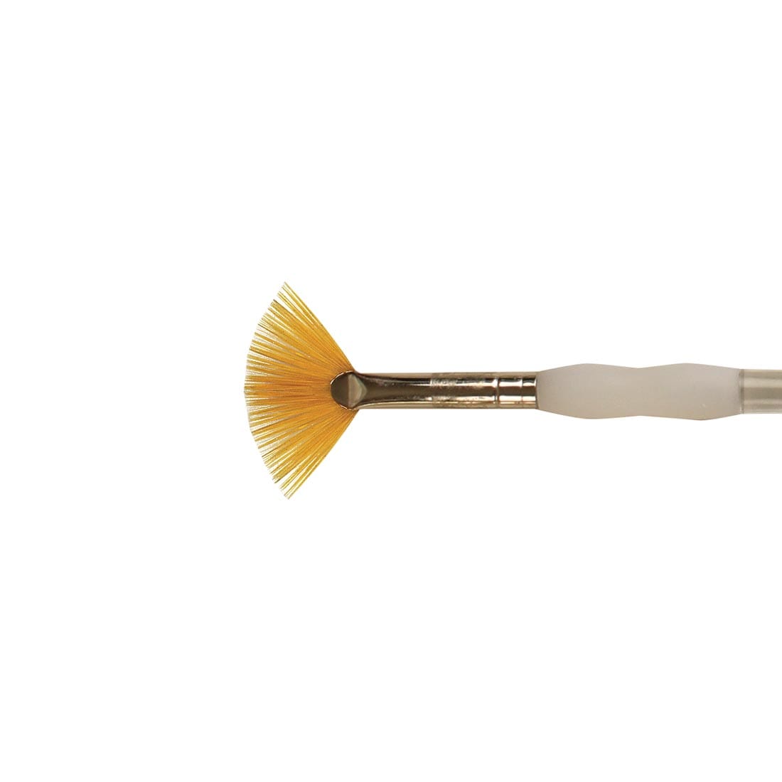 Royal & Langnickel Soft Grip Gold Taklon Brush Fan Size 20/0